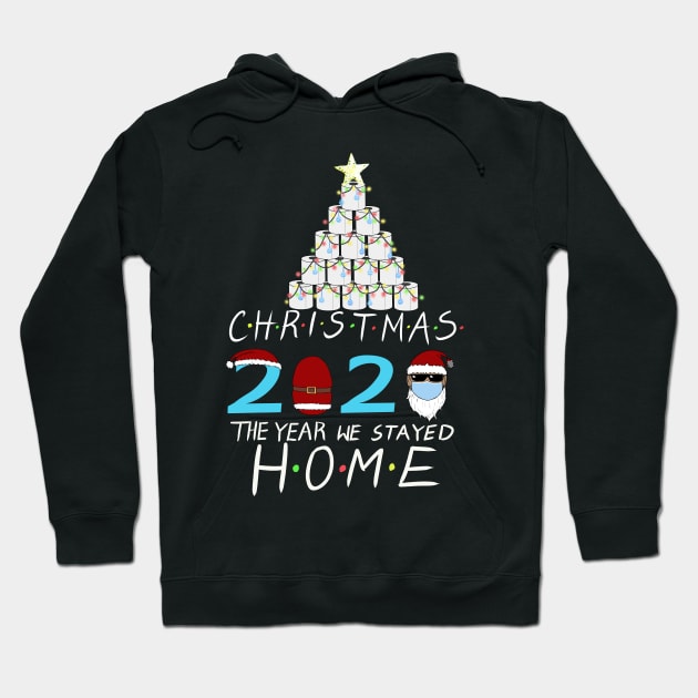 Christmas 2020 - The Year We Stayed Home Hoodie by Mystik Media LLC